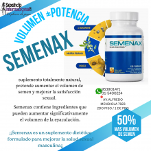 semenax potencia y volumen 